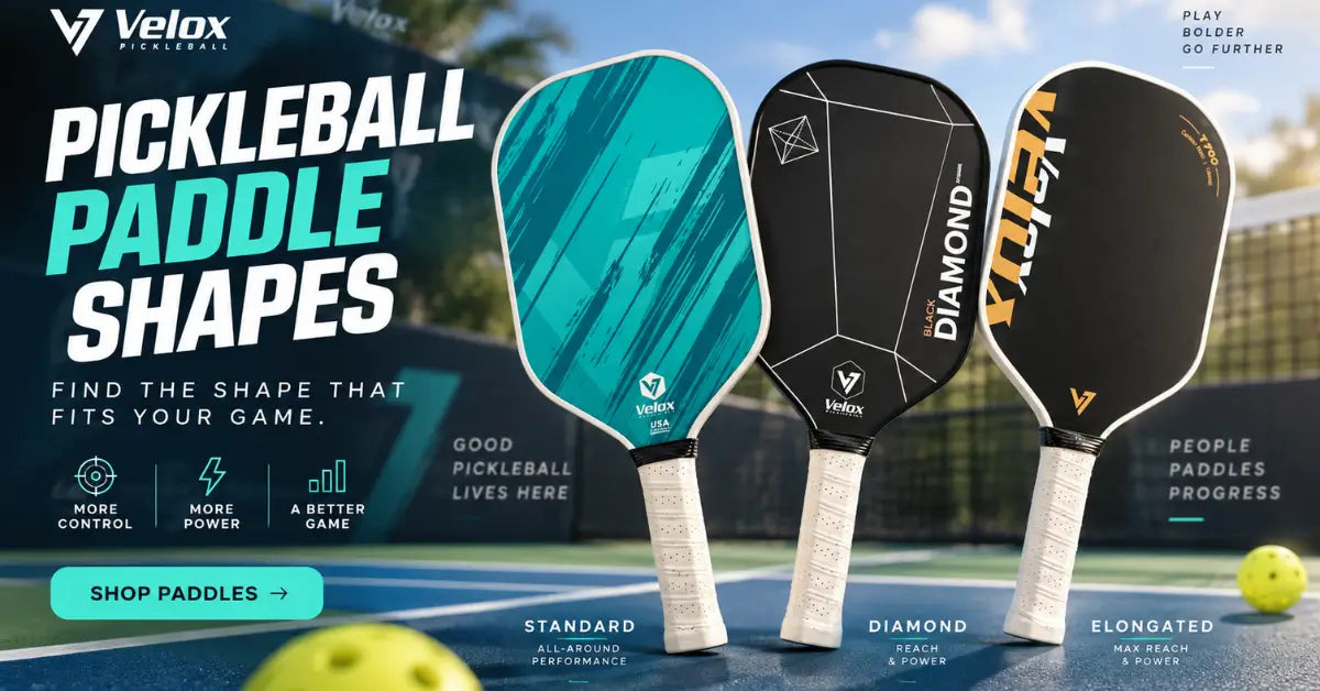 pickleball paddle shapes