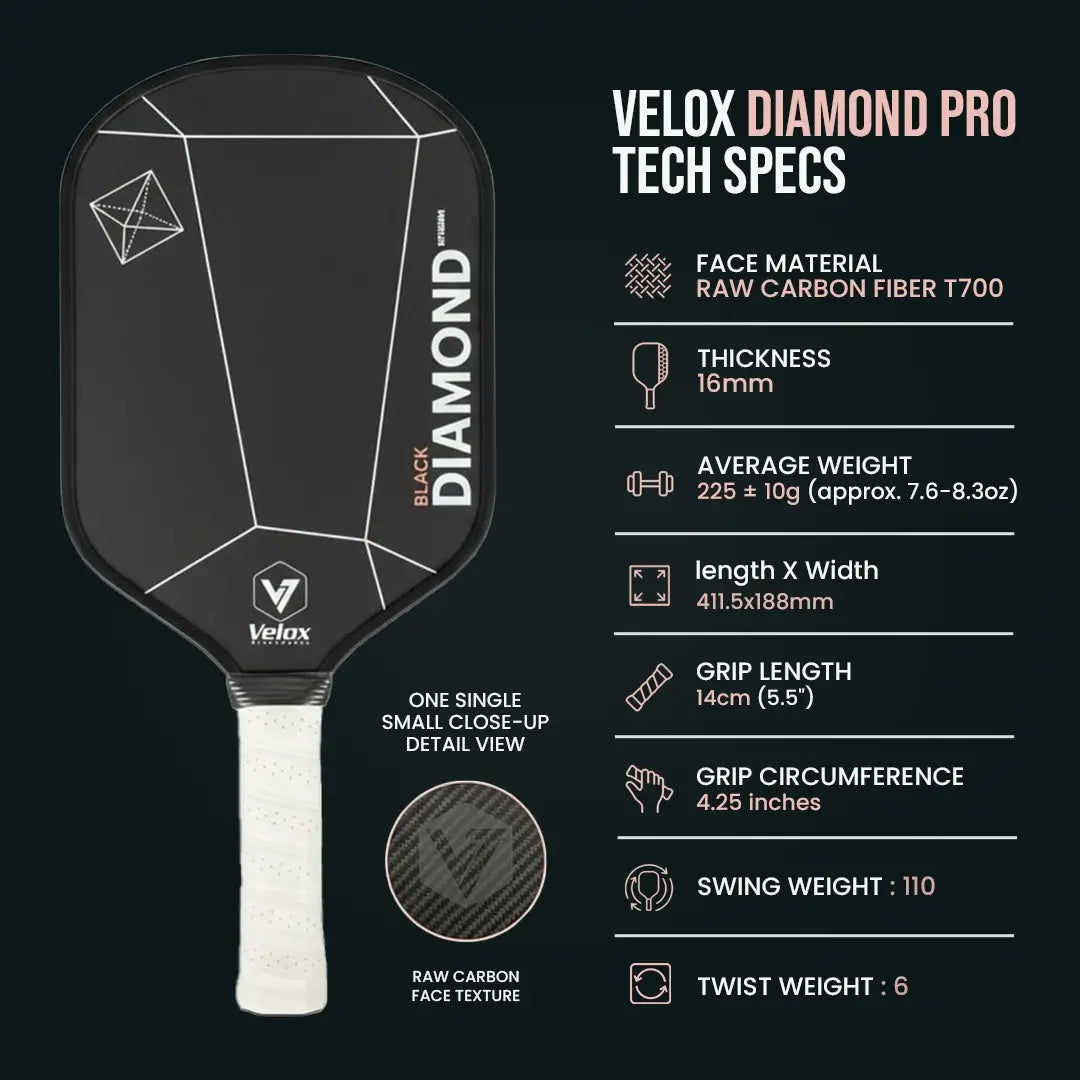 black diamond pickleball paddle
